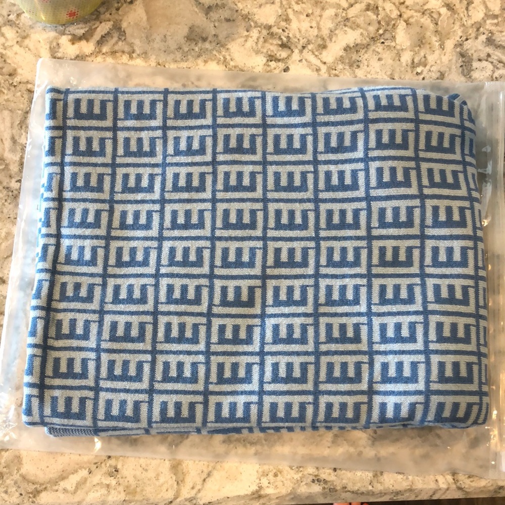 Designer baby blanket